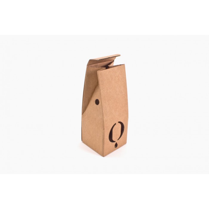 Caja carton kraft personalizada para aceite