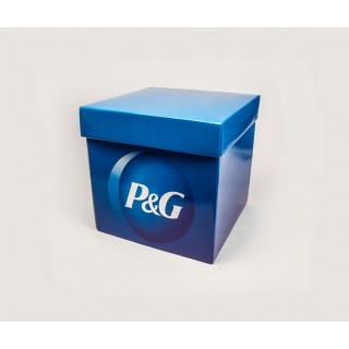 Caja Forrada con Fondo Alto y Tapa