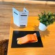 Base rectangular para salmón oro negro