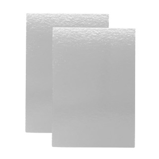 Base rectangular para loncheado plata