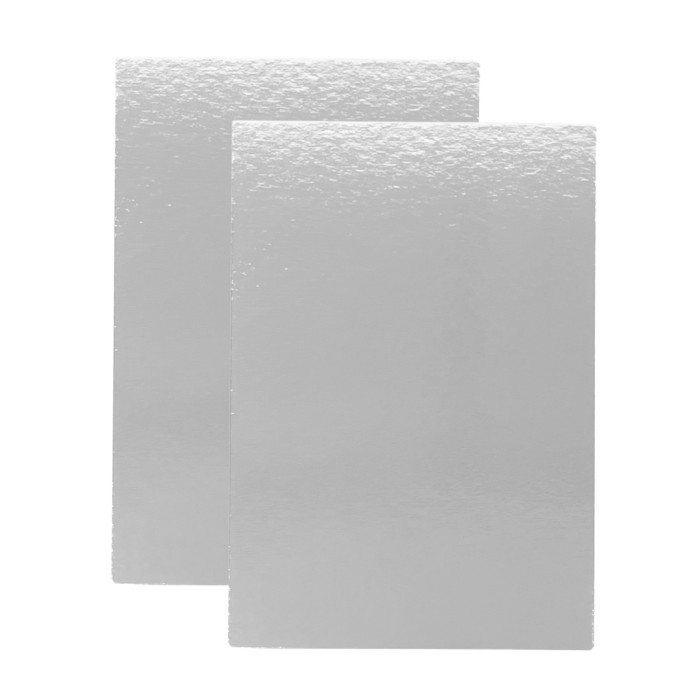 Base rectangular para loncheado plata
