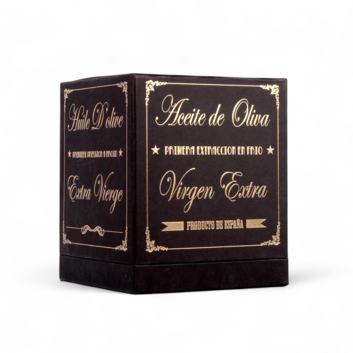 Cajas personalizadas para aceite de oliva