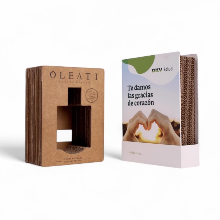 Caja personalizada para aceite